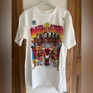 Vintage Salem Sportswear Chicago Bulls 1993 World Champions Comic tee Large